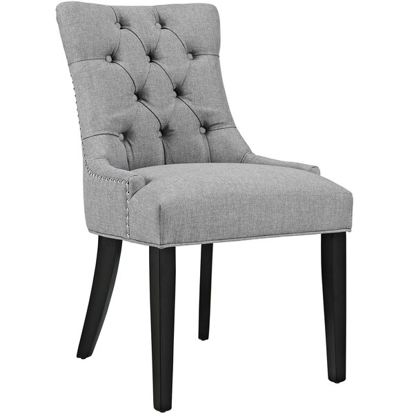 Galewood wood leg upholstered store dining chair